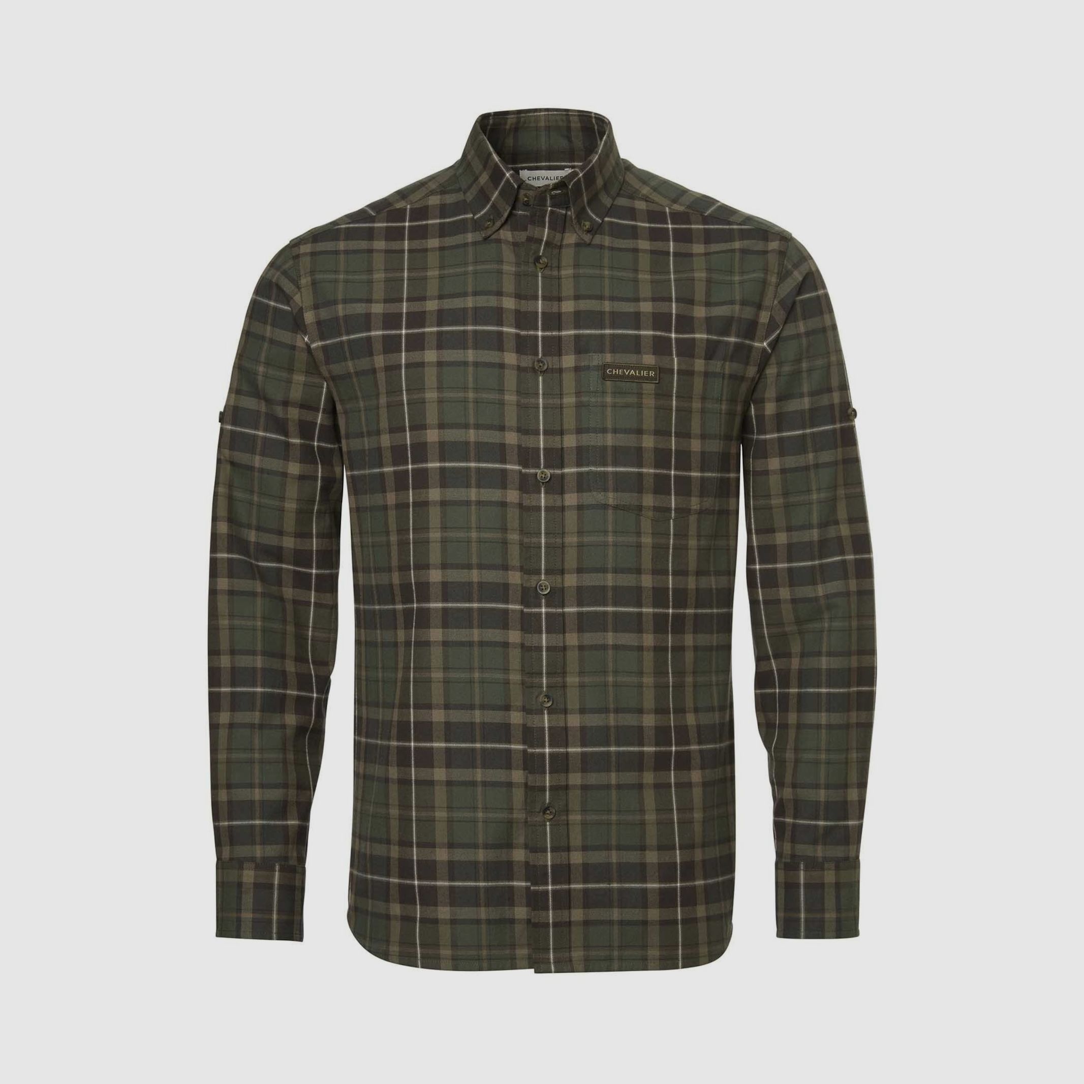 Chevalier Teal Light Flannel Shirt Men's Hemlock Green