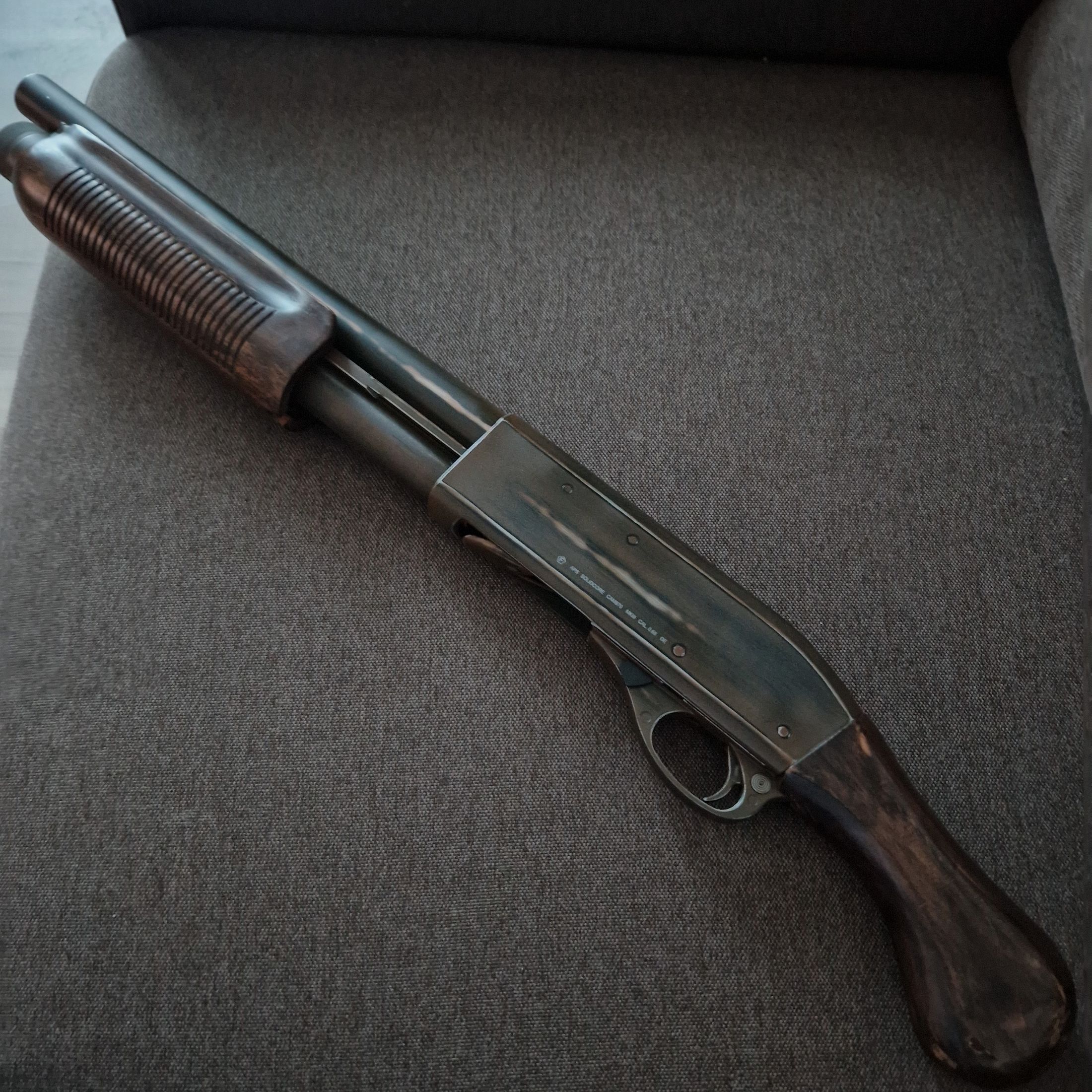 R.A.M CAM870-DB Devil Battle Worn Edition Pump with F marking 2020 gun cal. 0.68