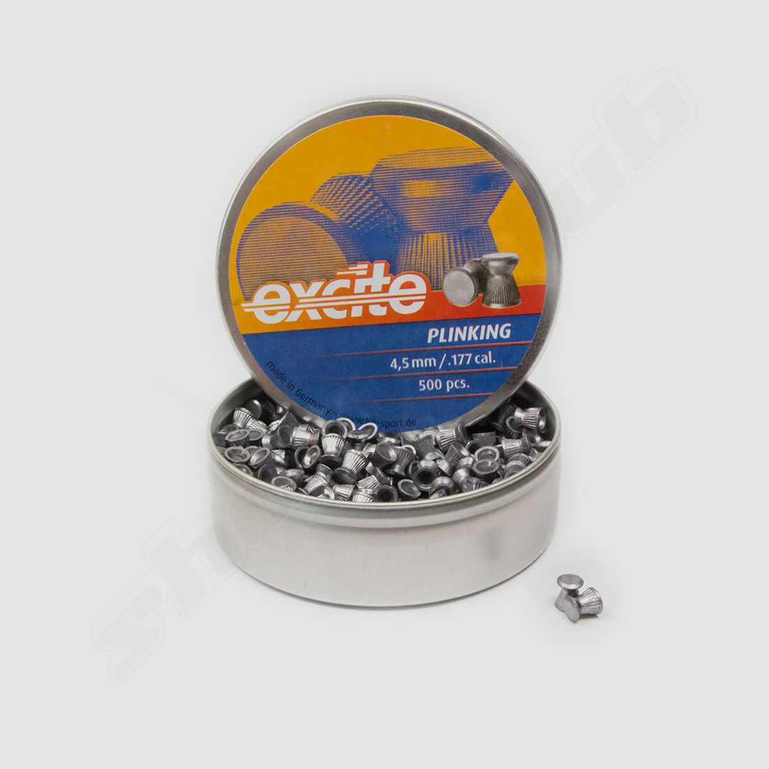 H&N Excite Plinking Diabolos 4,5mm/ 0,48g/geriffelt /500 St
