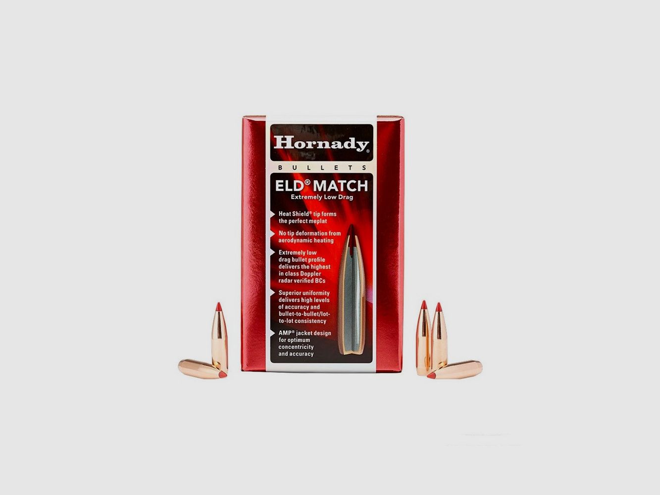 HERLAADBULLET – HORNADY ELD MATCH 308″ 155GR (100ST)