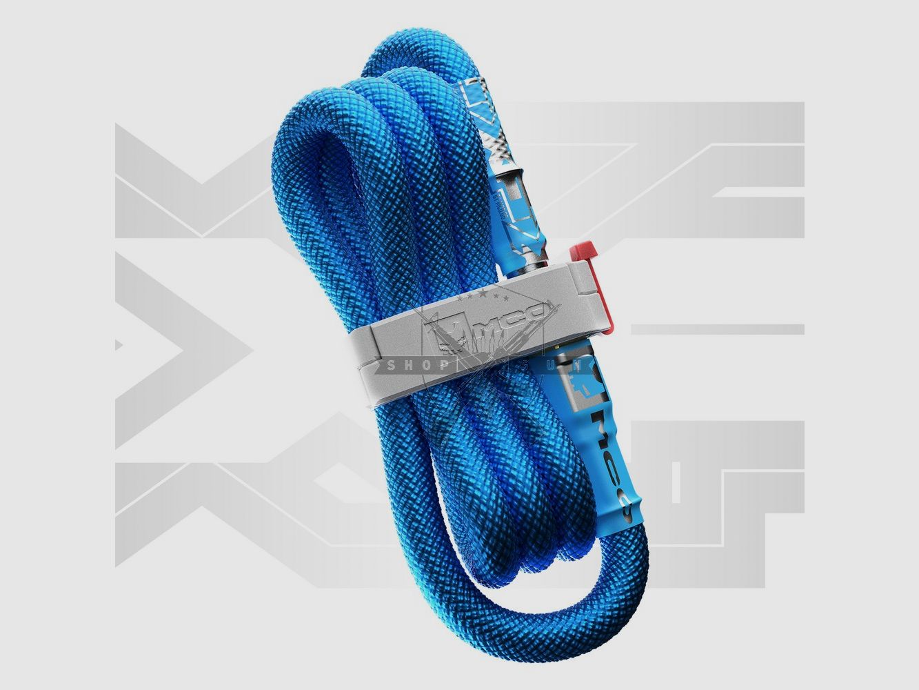 MCO HPA Line XF V2, extended length, ultra-flexible, Foster fittings (BLUE)