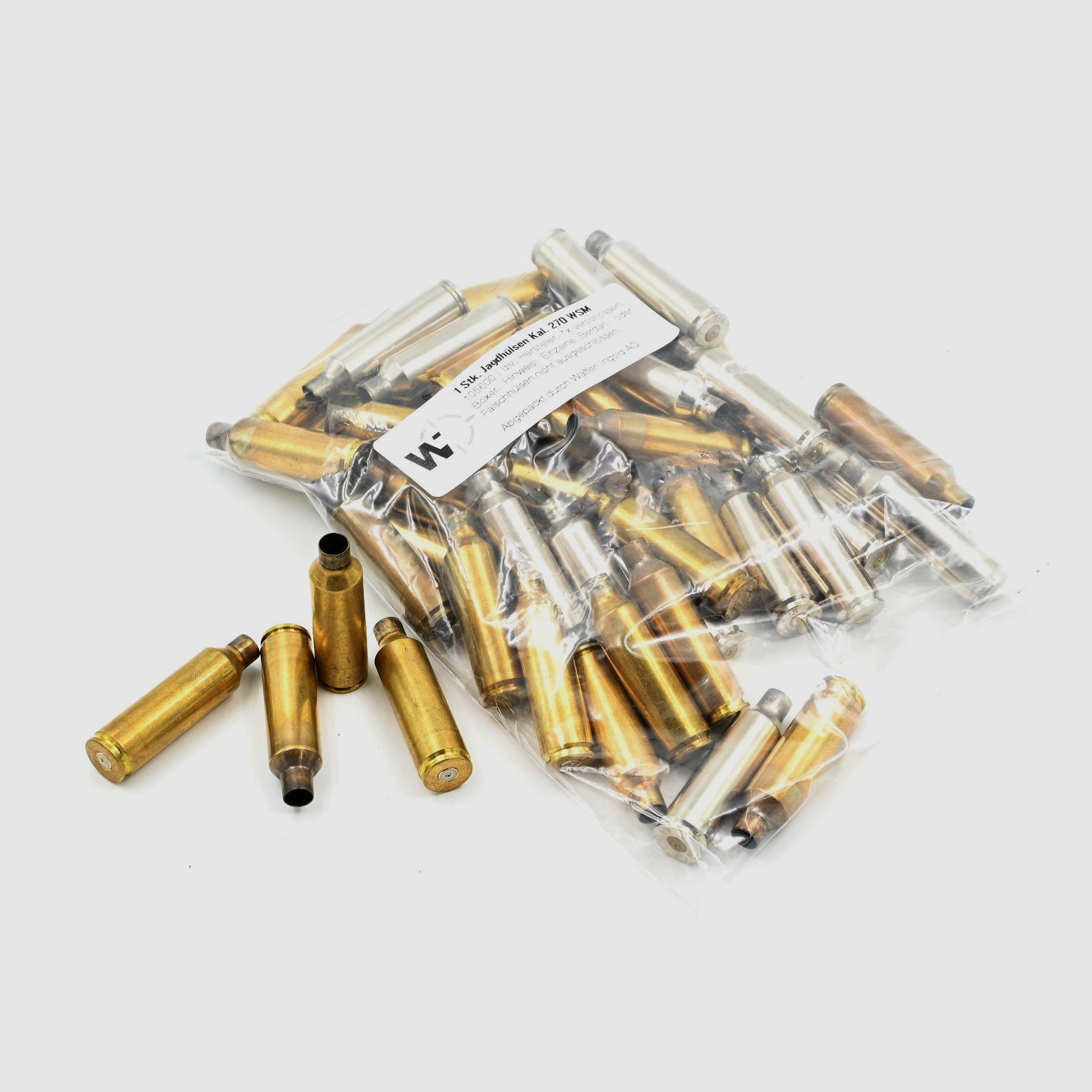 Cartucce da caccia vari produttori .270 WSM, 1 pezzo, boxer, 1x sparato