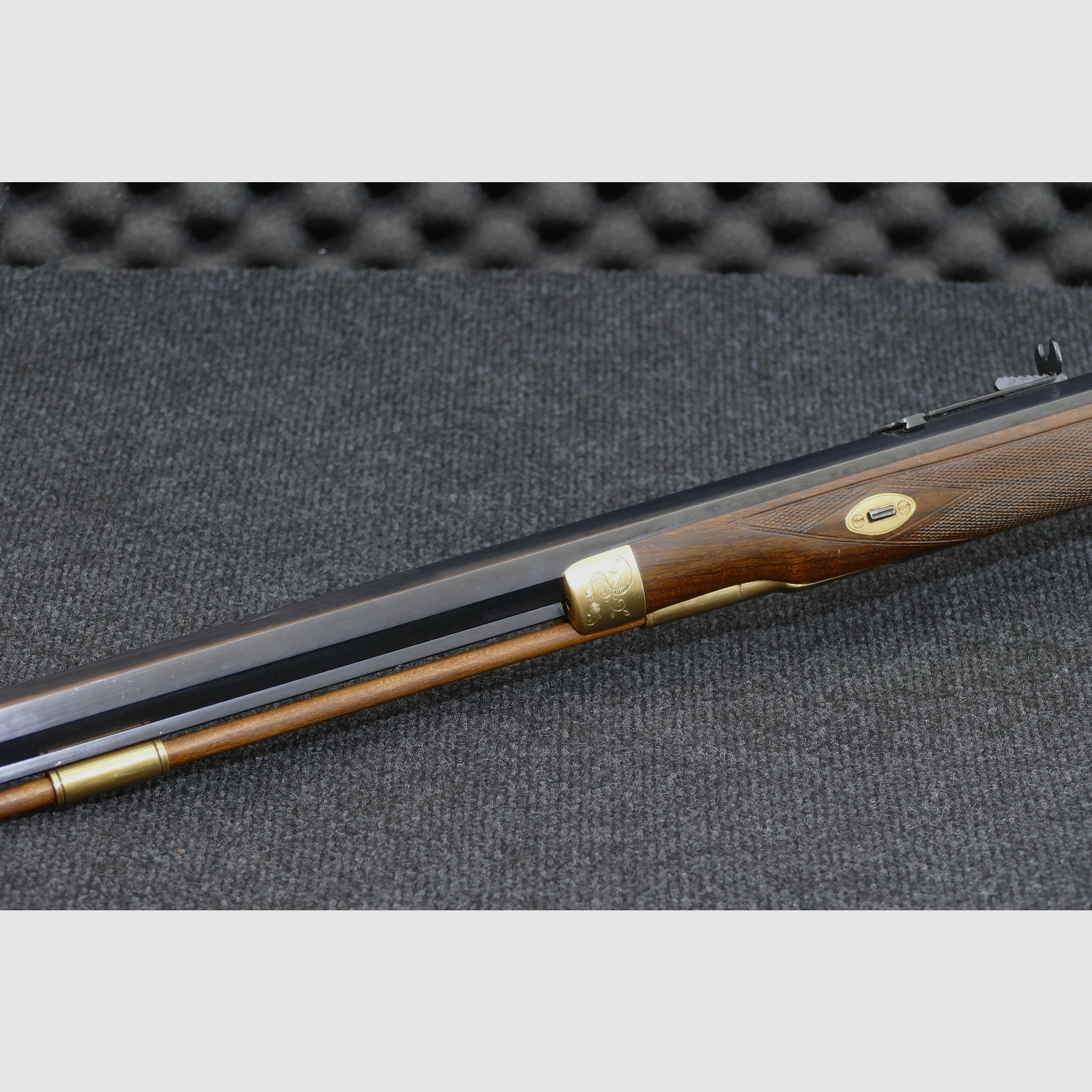 Volrderladergewehr Ardesa Hawken Match Rifle Creedmore - R-3081-C - , .45BlackPowder con diopter, molto curato (12)