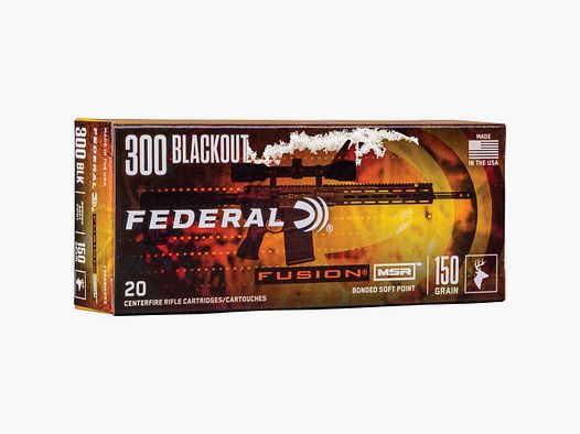 .300 AAC Blackout Fusion 9,7g/150grs. Federal Ammunition