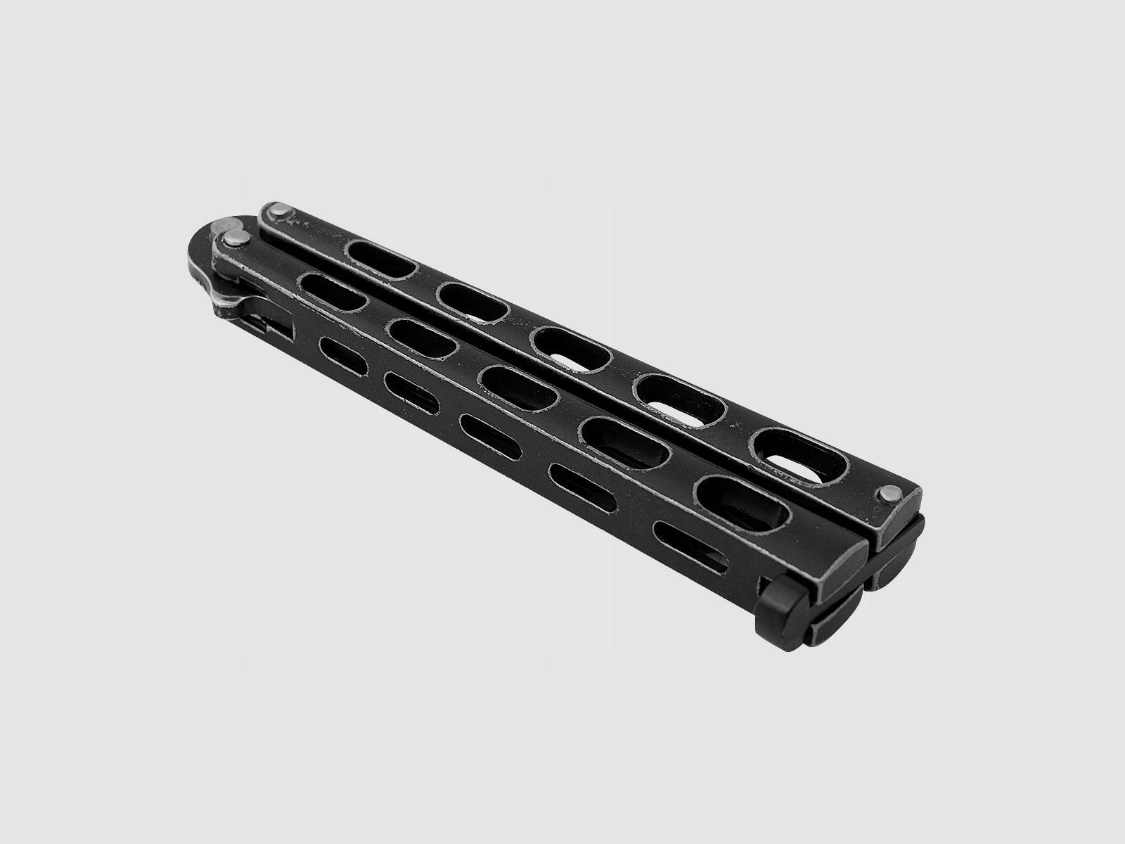 BSH black butterfly knife N-497D, image 7 of 7