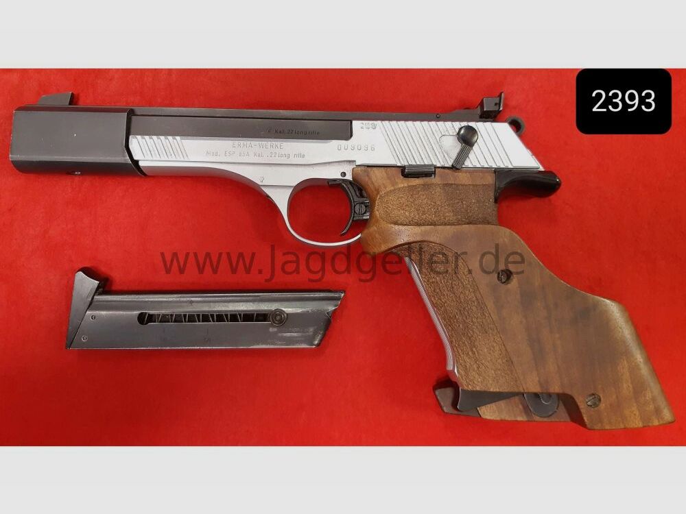 Sportpistole Erma ESP 85A Stainless .22 LR .22lr