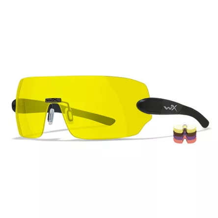 Wiley X Detection glasses, clear / yellow / orange / purple / copper, matte black frames, image 1 of 10