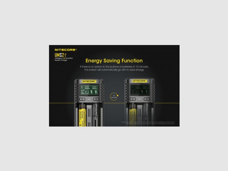 Chargeur Nitecore UMS2, image 15 sur 19