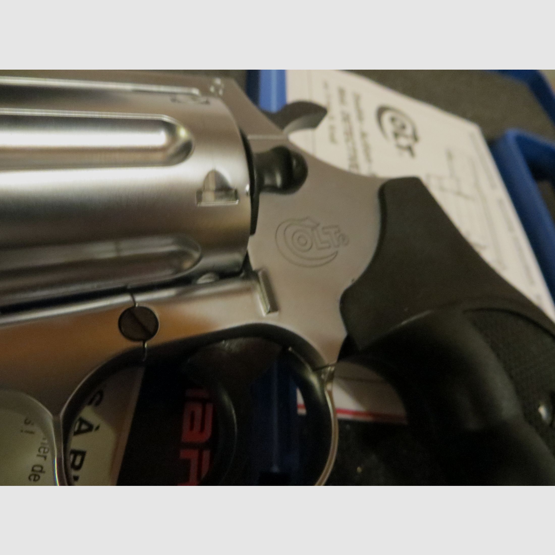 COLT Detective Spezial (Nickel) Cal. 380 RK (9mm) Knall (ungeschossen)