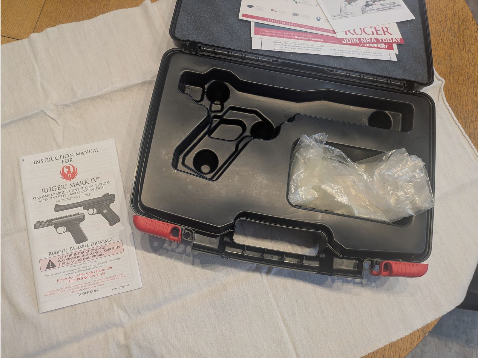 Ruger Mark IV Target - Plata - 5,5 pulgadas - .22lr