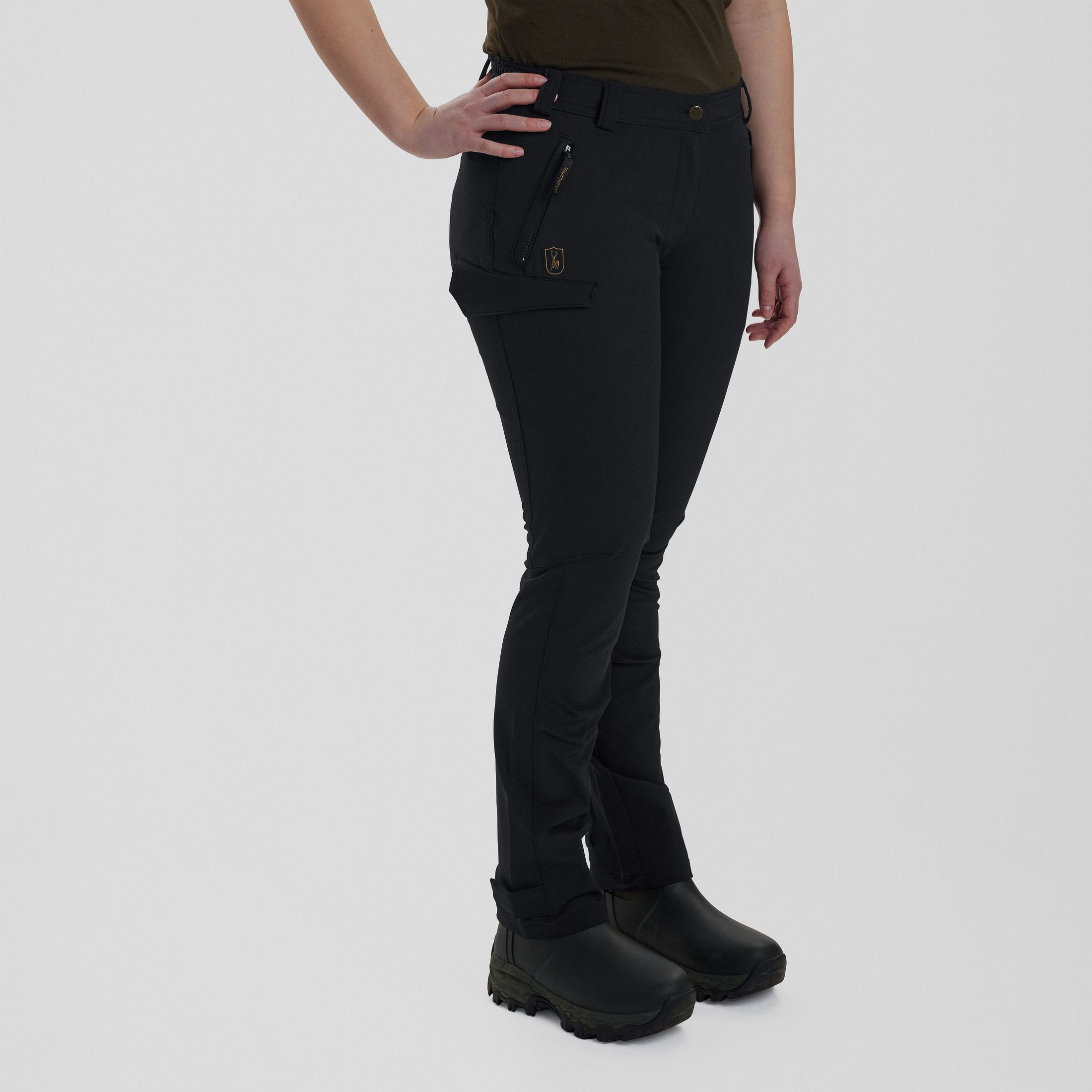 Lady Ann Full Stretch Hose - Black – Kleidergröße Damen: 48