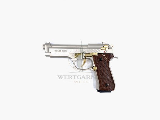 Retay Mod. 92 9mm P.A.K. satin/gold