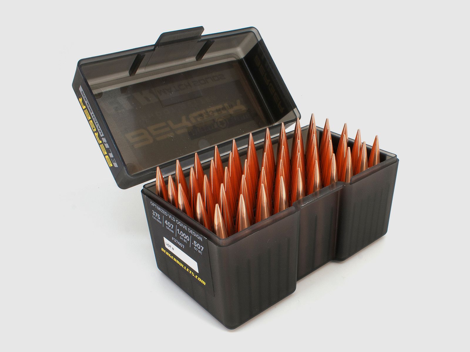 Berger Geschoss .375 ELR Match Solid Bullets 407GR 50 Stück