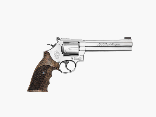 Smith & Wesson Revolver 686 Target Champion .357 Mag. Silber