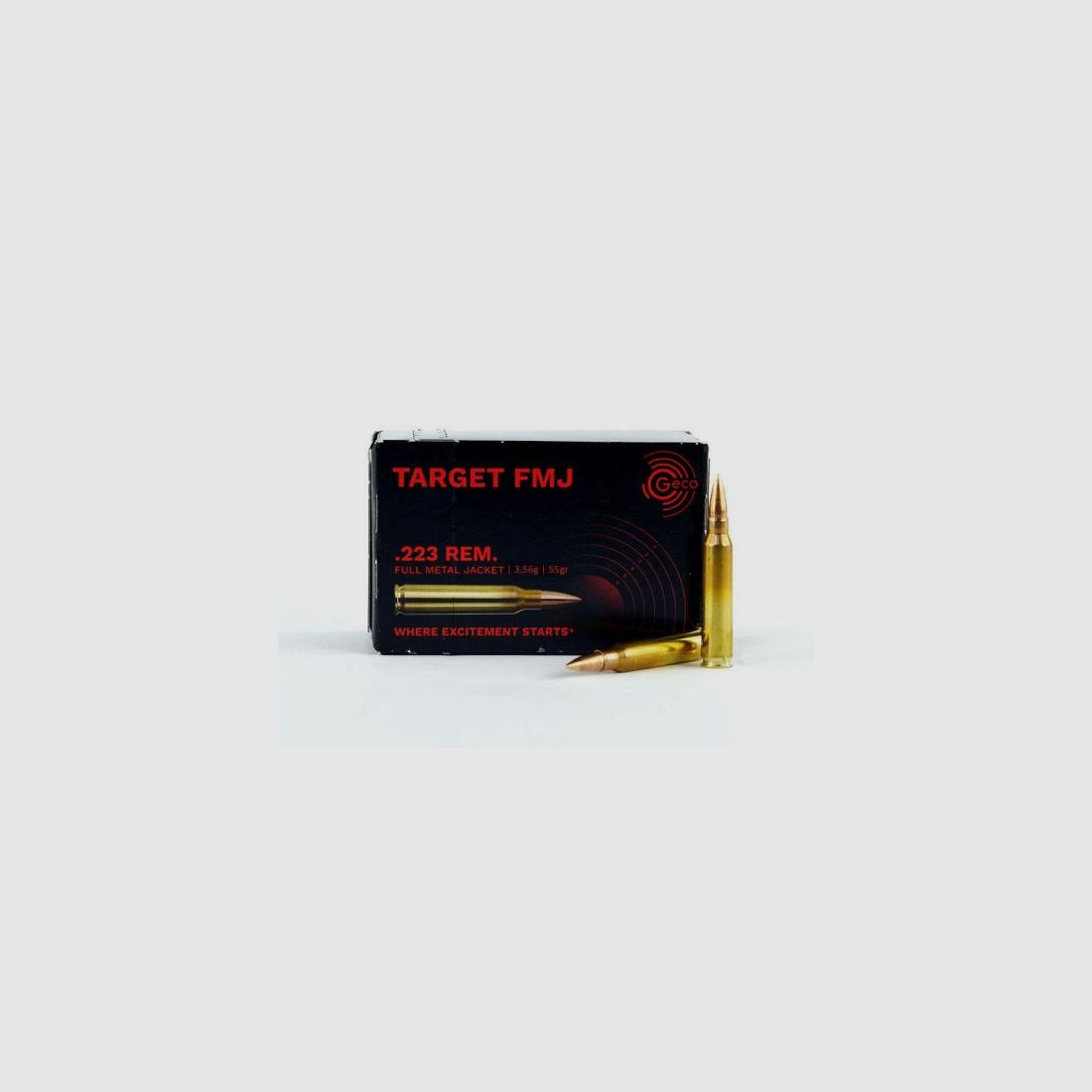 GECO .223 REM Target FMJ, 55 grs