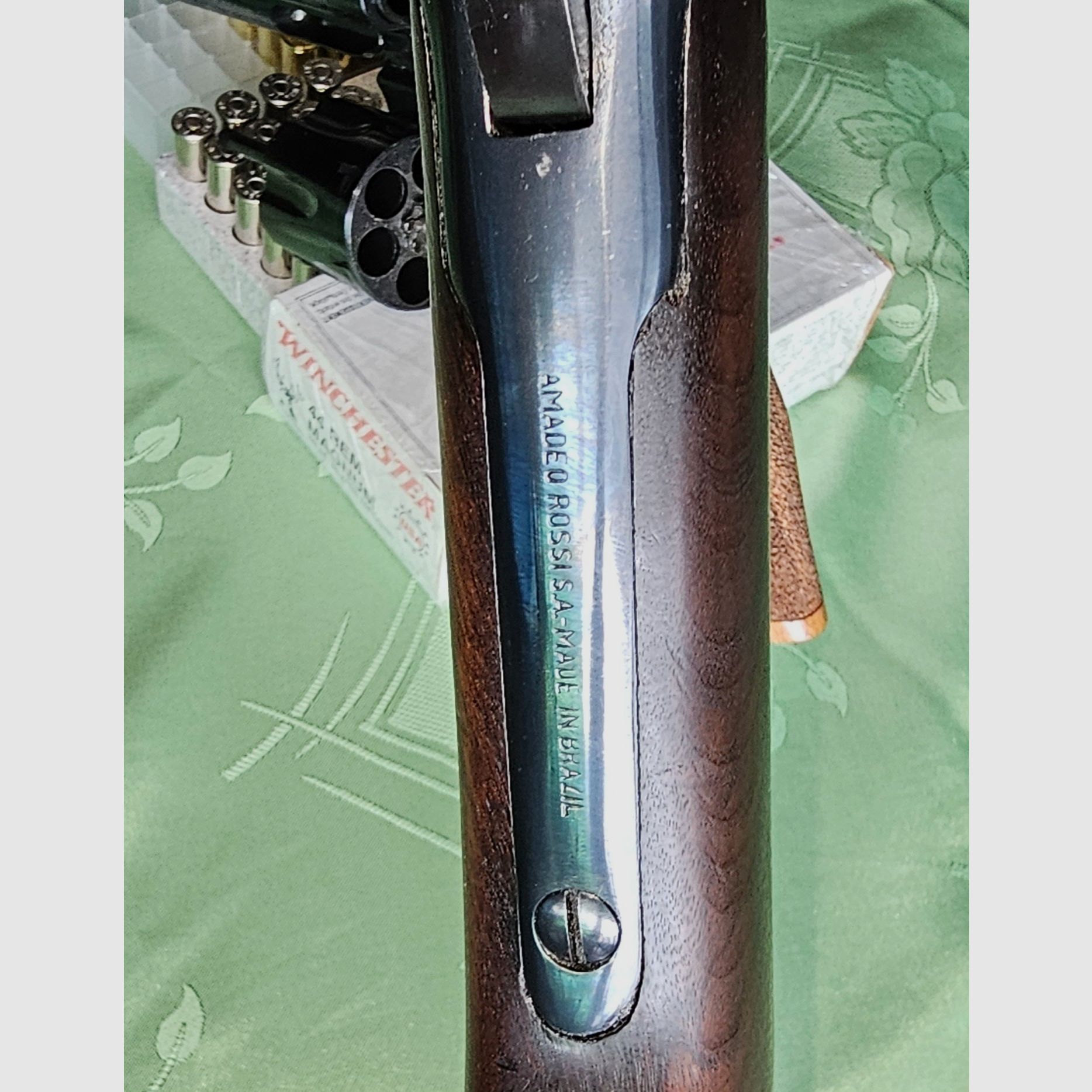 44 Rem Mag  Puma Rossi + S&W + Patronen