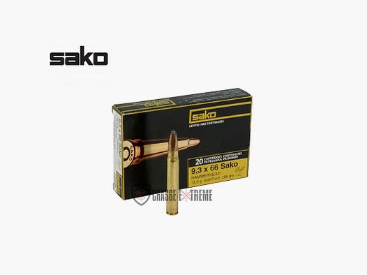 10 cartucce SAKO Hammerhead 9,3x66 Sako 286 Gr