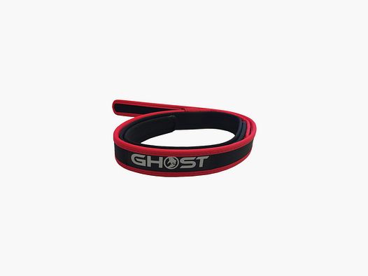 Ghost cinturone da tiro rigido con sottocintura rosso 120 cm