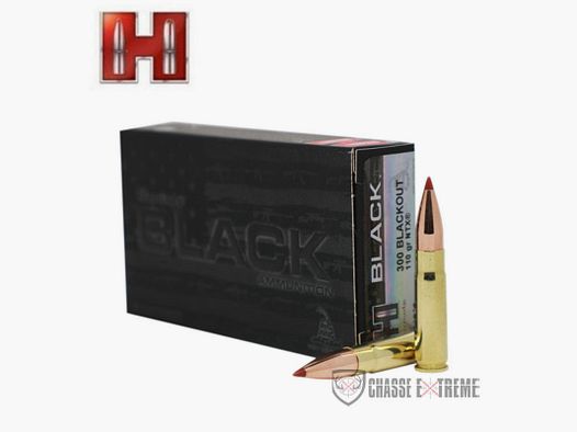 20 Munitions HORNADY Black Cal 300 Blackout 110Gr Ntx