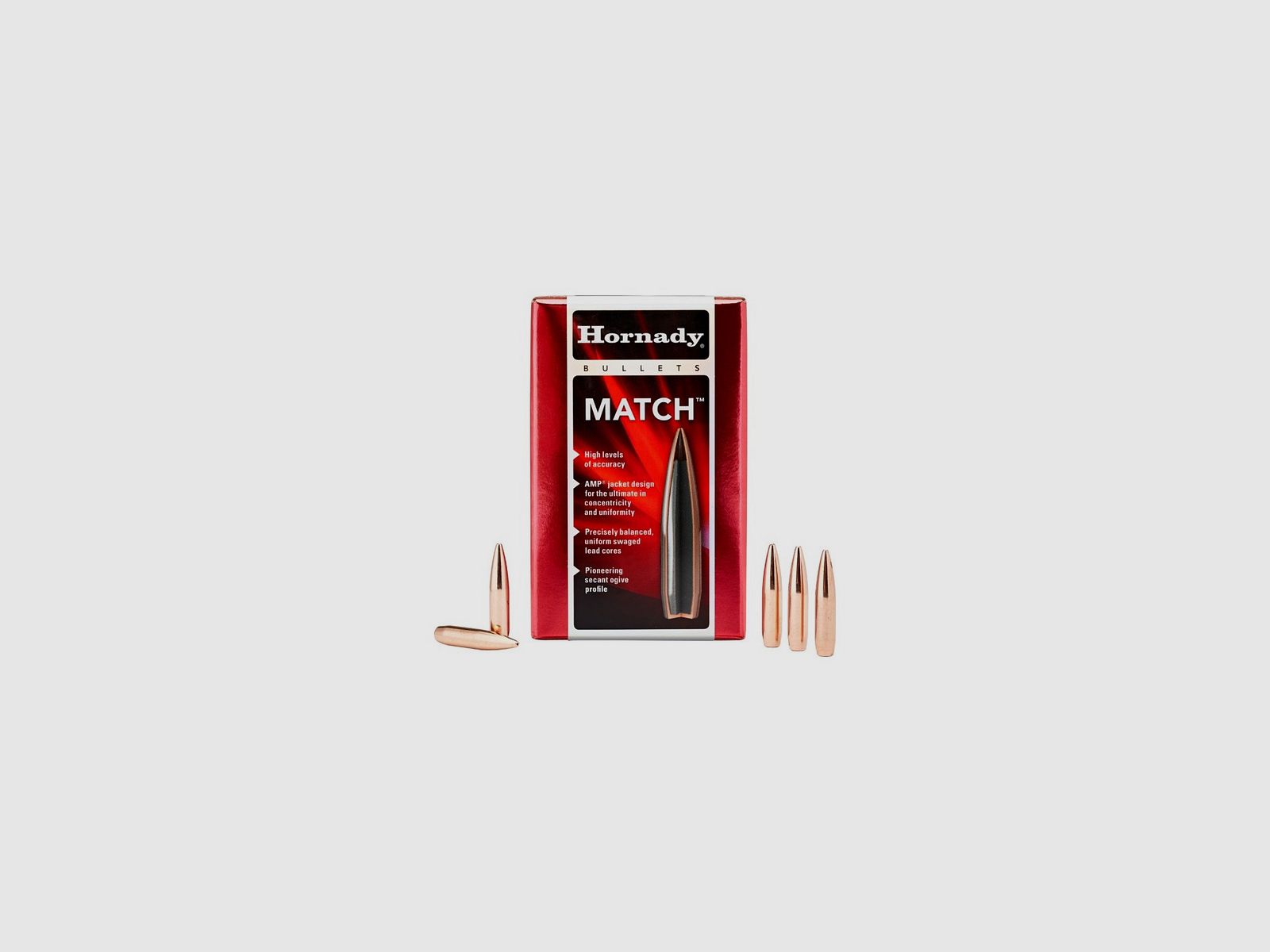 HORNADY GESCHOSSE BTHP MATCH 243" 105GR 100ST., Bild 3 von 3
