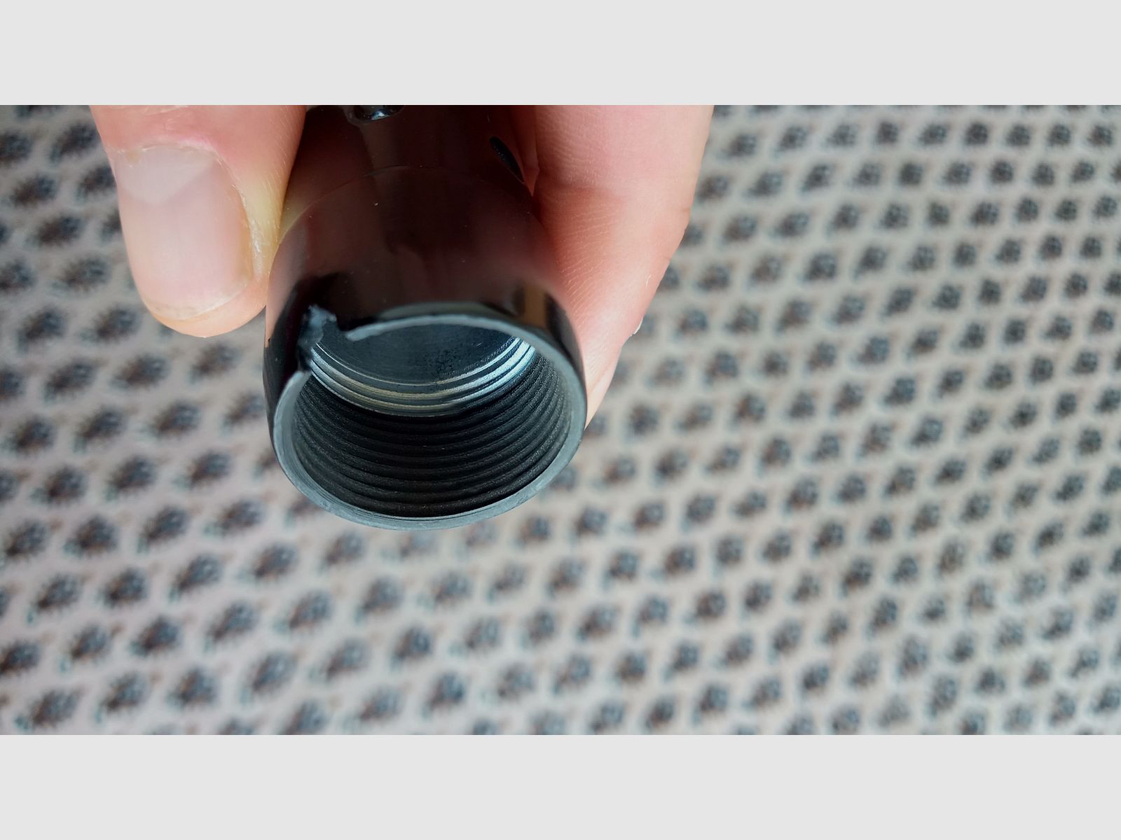 Tauchangebot: Wiesa 5,45/.223 Zick-Zack Flash Hider  gegen Arsenal Flash Hider // DDR NVA MPi AK74 24x1,5 mm Rechtsgewinde Mündungsbremse Mündungsfeuerdämpfer