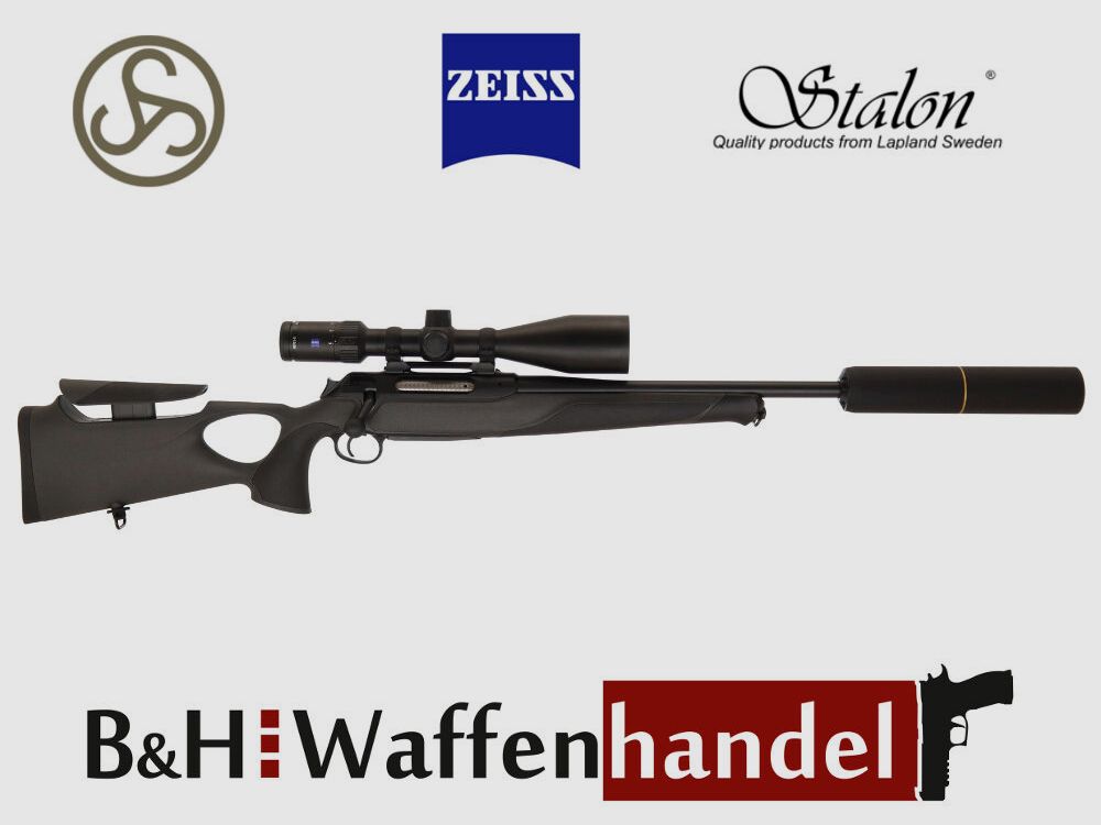 Sauer Komplettpaket	 S404 Synchro XT / LL 51cm / Zeiss / SUM / Schalldämpfer