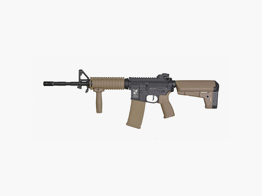 AR15 RIS BRAVO Delta Armory Tan/Nero S-AEG Fucile Airsoft Libero da 18 Anni