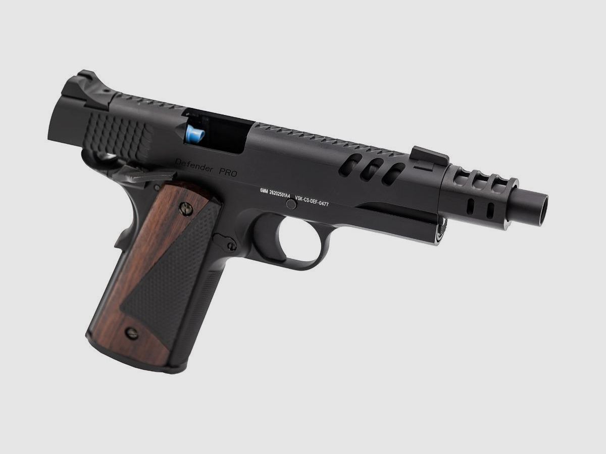 REPLIK GBB GAS VORSK CS DEFENDER PRO MEU KOMPLETT SCHWARZ 1,0J, Bild 4 von 4