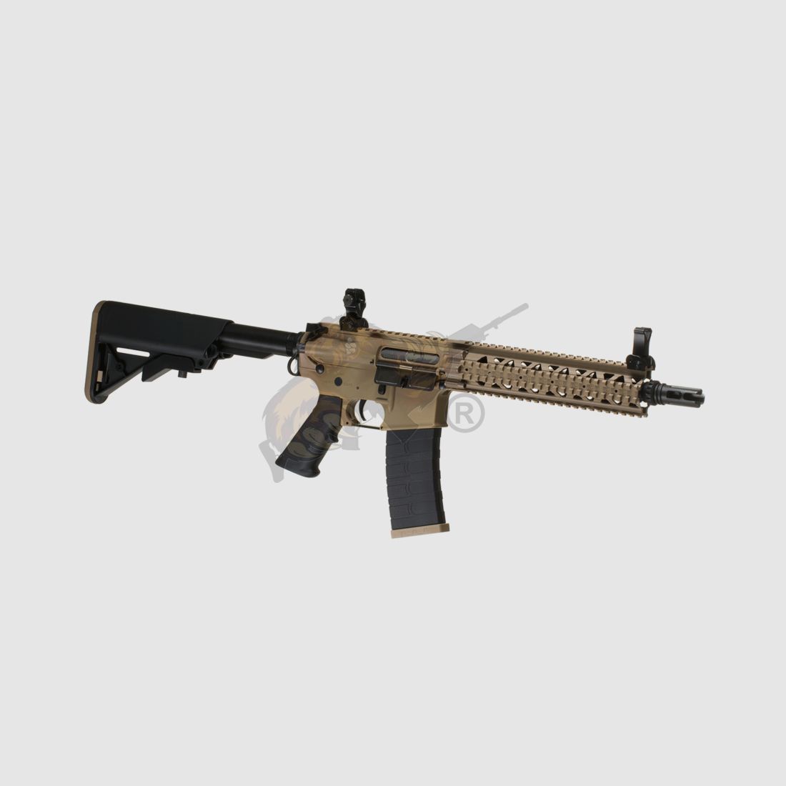 G&G CM18 Mod1 long RIS/rail cover FDE/Schwarz S-AEG Airsoft Gewehr frei ab 18 Jahren