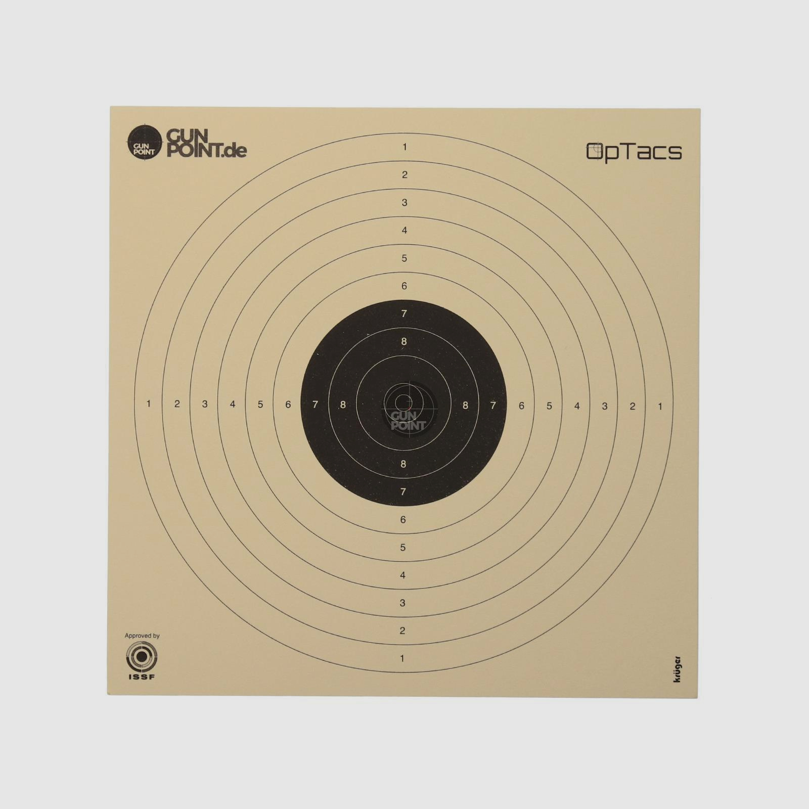 Luftpistolenscheibe 17 x 17 cm - versch. Abpackungen