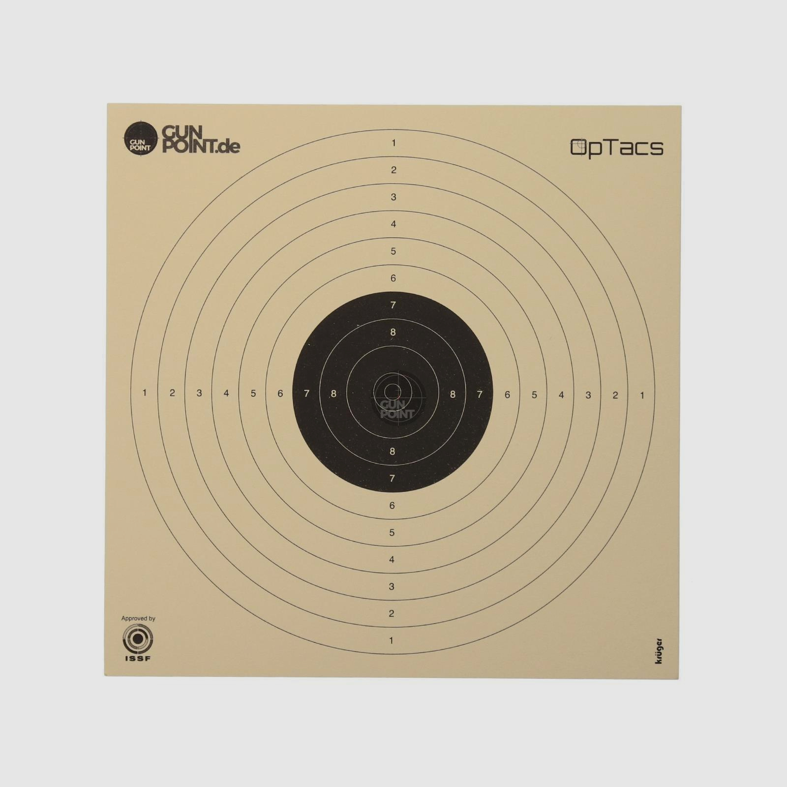 Luftpistolenscheibe 17 x 17 cm - versch. Abpackungen