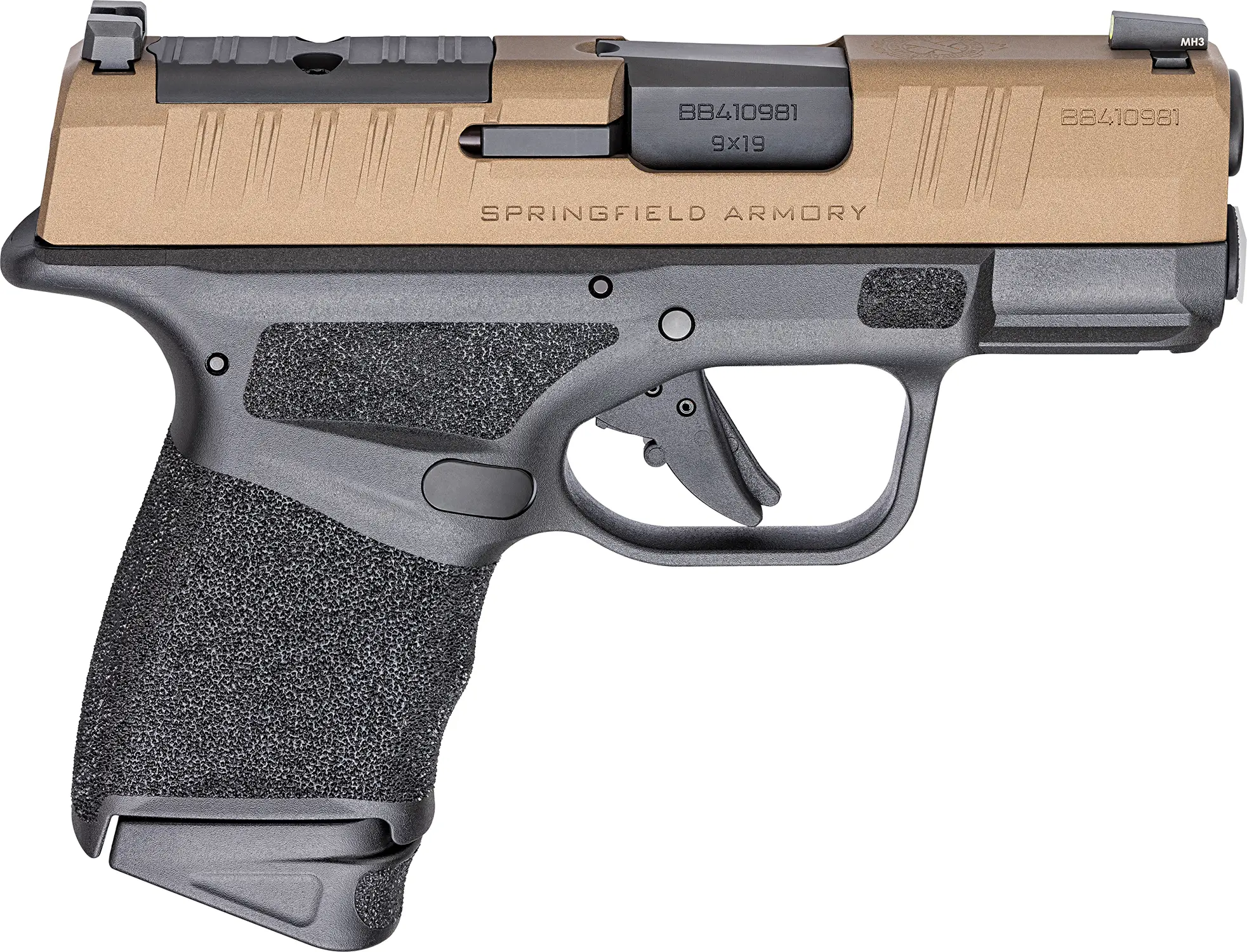 Pistola SPRINGFIELD HELLCAT OSP 9mm 3” BURNT BRONZE, immagine 8 di 9