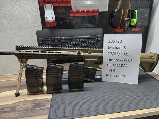 Umarex (VFC) M110A1 6mm BB S-AEG Airsoft mit 3 Magazinen