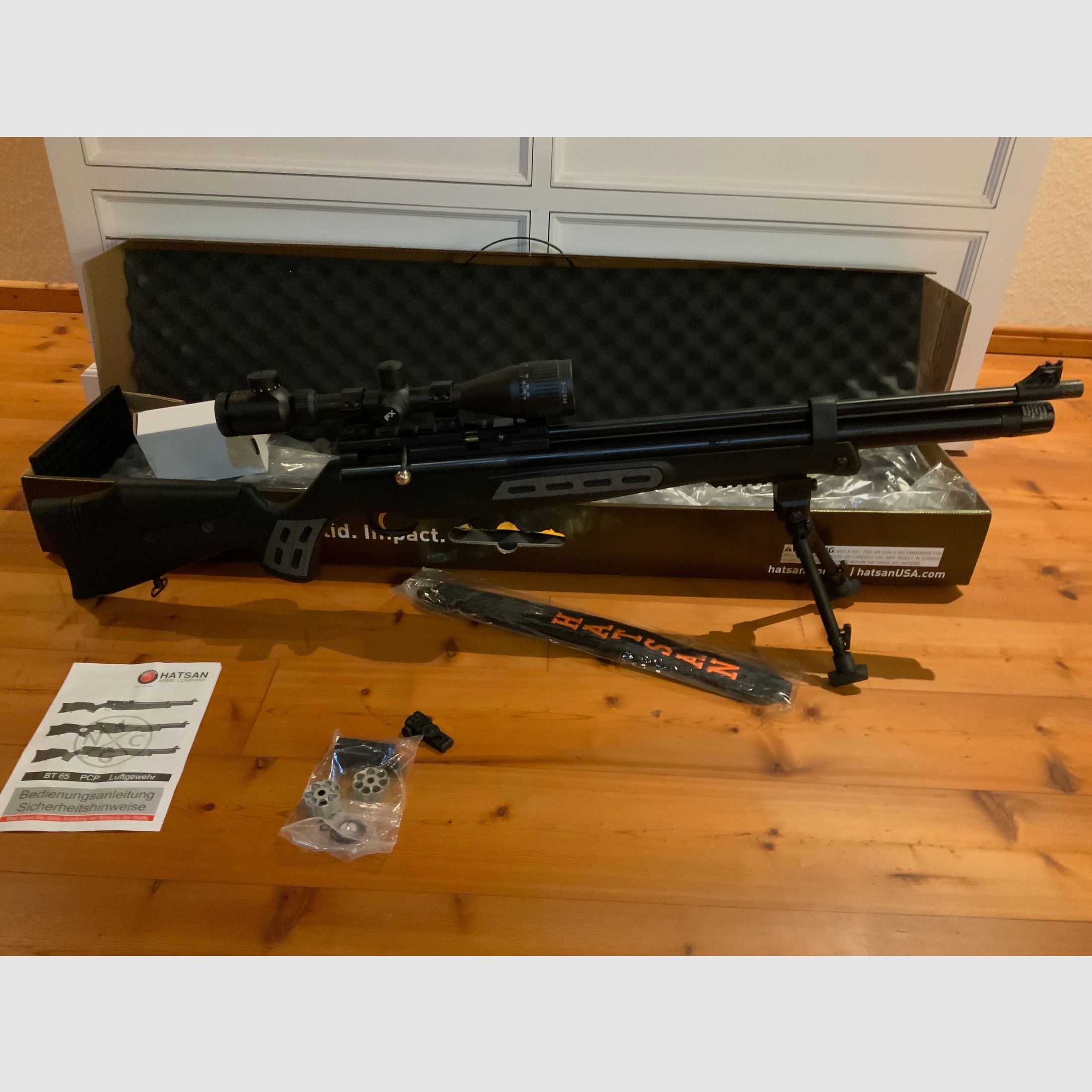 Hatsan BT 65 PCP Persluchtgeweer Luchtgeweer Kal 7,62mm