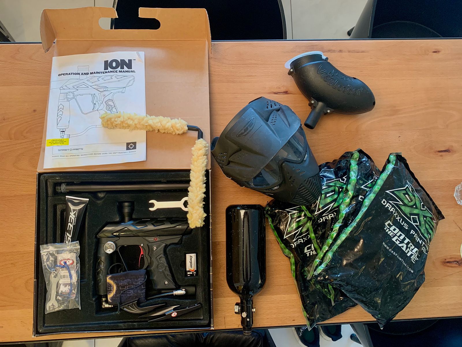 Markeerder Ion * Paintball * Compleet uitrusting, Paintball Set