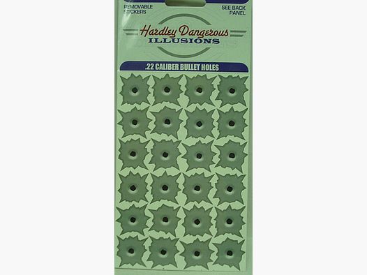 24 Bullet Holes Mini - Aufkleber, Kal..22