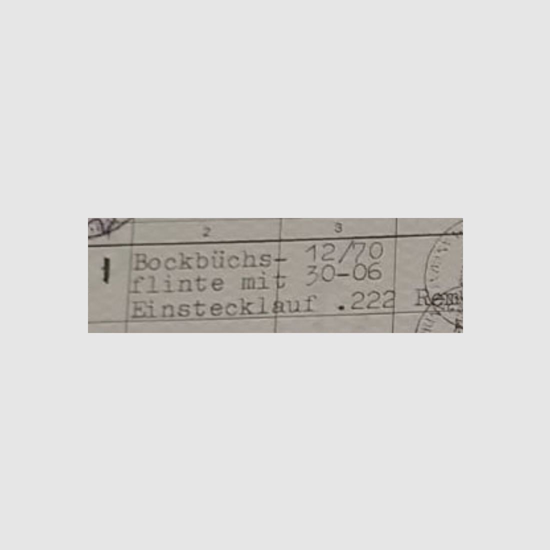 Blaser ES700/88 Bockbüchse mit Einstecklauf