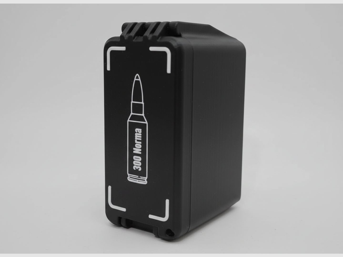 Filamelt Munitionsbox / 300 Norma Magnum / 'Klapp- / Rastdeckel' / Patronenbox, Ammo Box