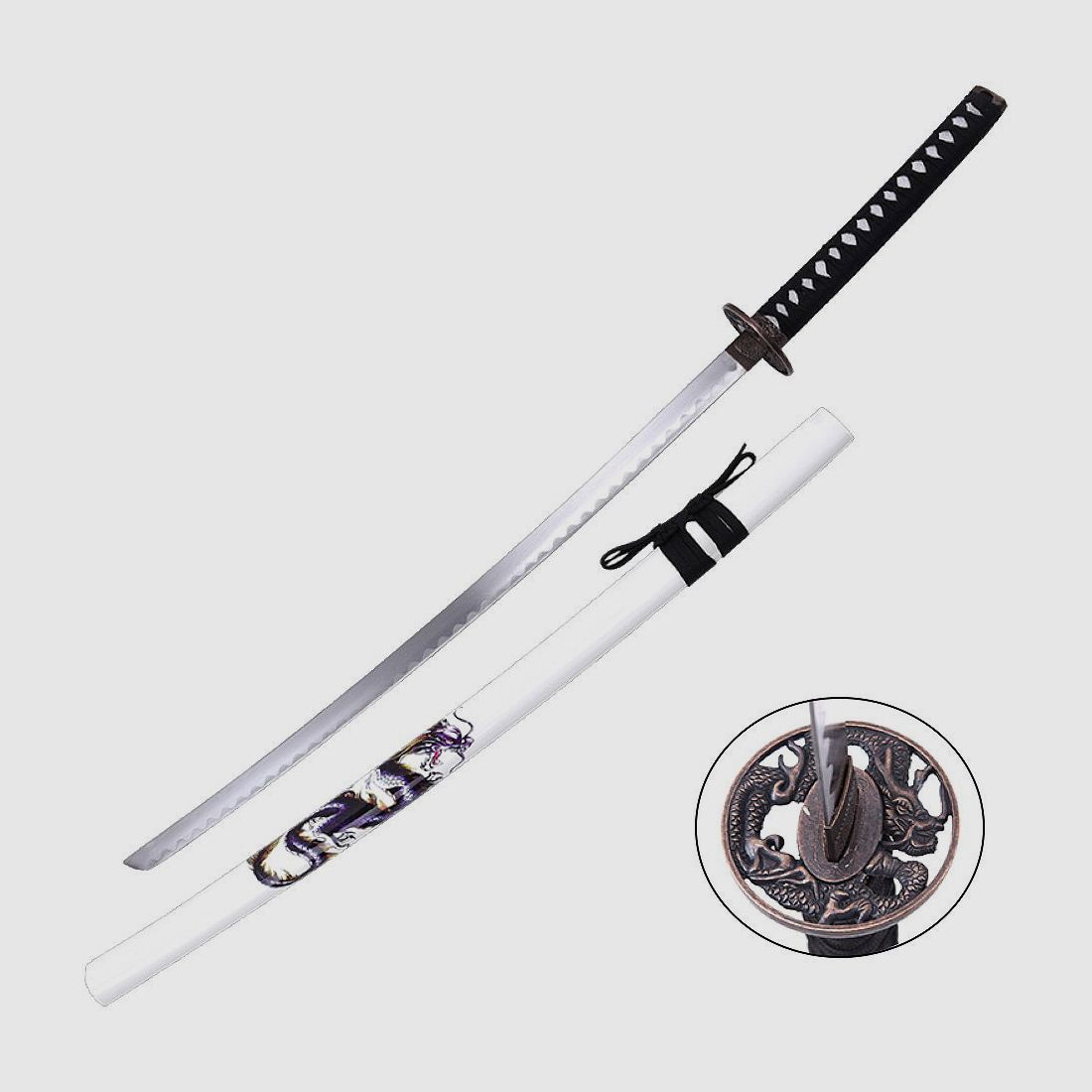 Katana Kami biały z Saya