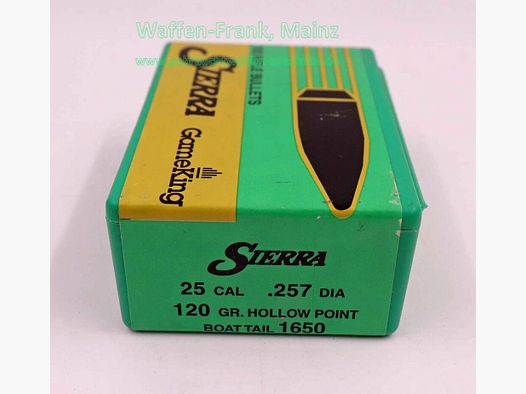 Sierra Bullets, proiettili da caccia Santa Fe .25 (.257)