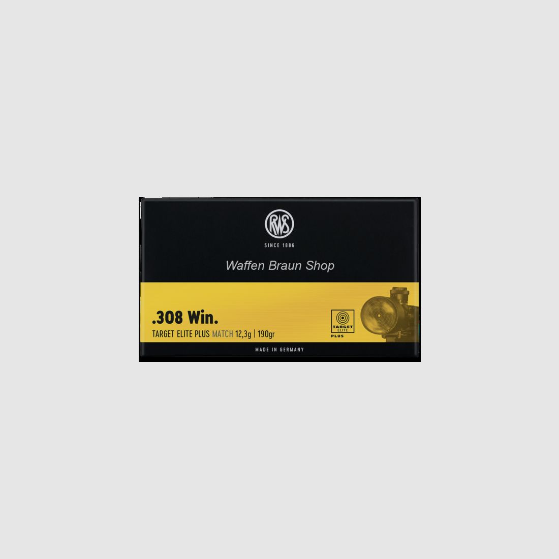 RWS TARGET ELITE PLUS .308 Win. 12,3g, 20 Stück