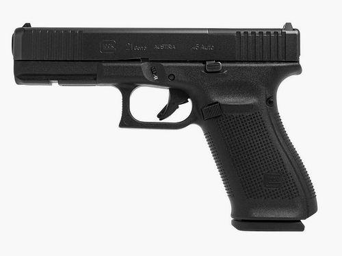 GLOCK 21 Gen5 MOS in caliber .45 ACP in black