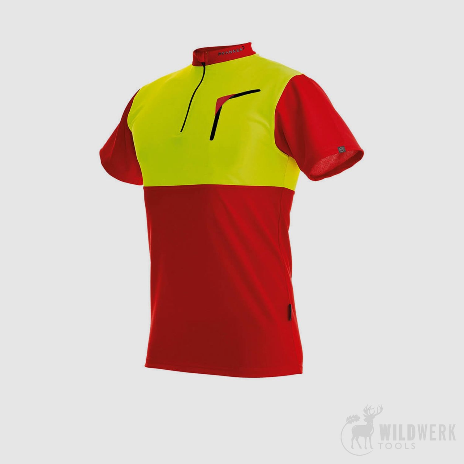 Pfanner Zipp-Neck Shirt short sleeve