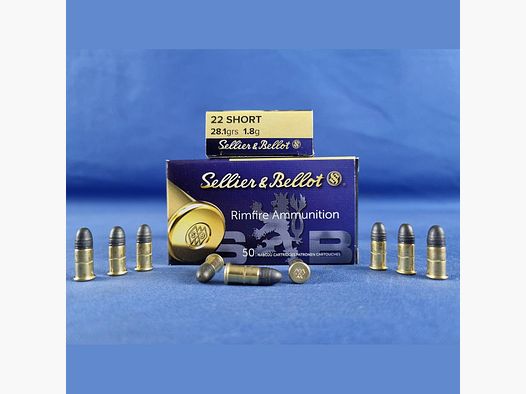 Sellier&Bellot .22 kurz Target 1,8g/28,1grs.