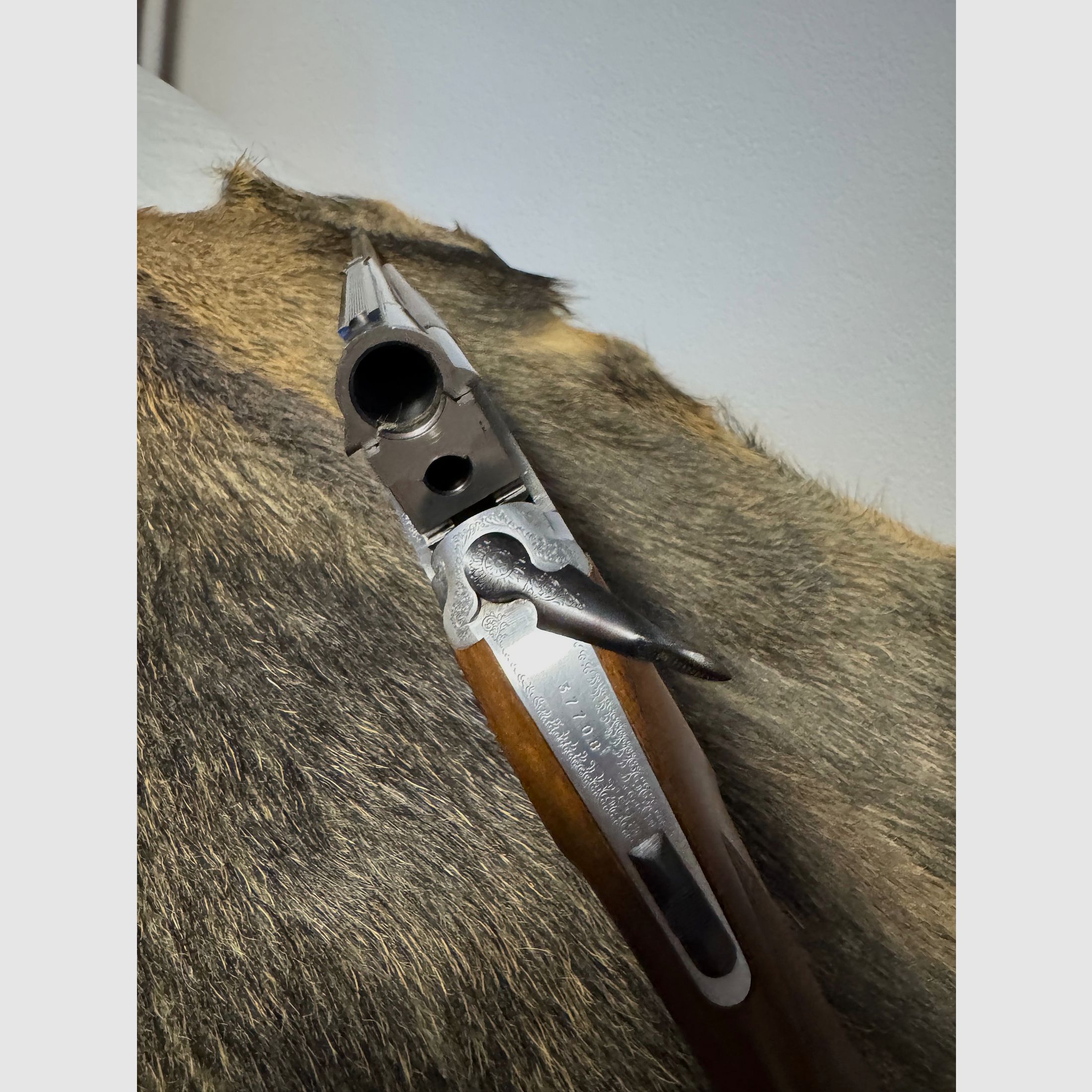 Bock rifle Sabatti 6.5 x 57R – 12/70 | Year of manufacture 1955 | Very well maintained condition