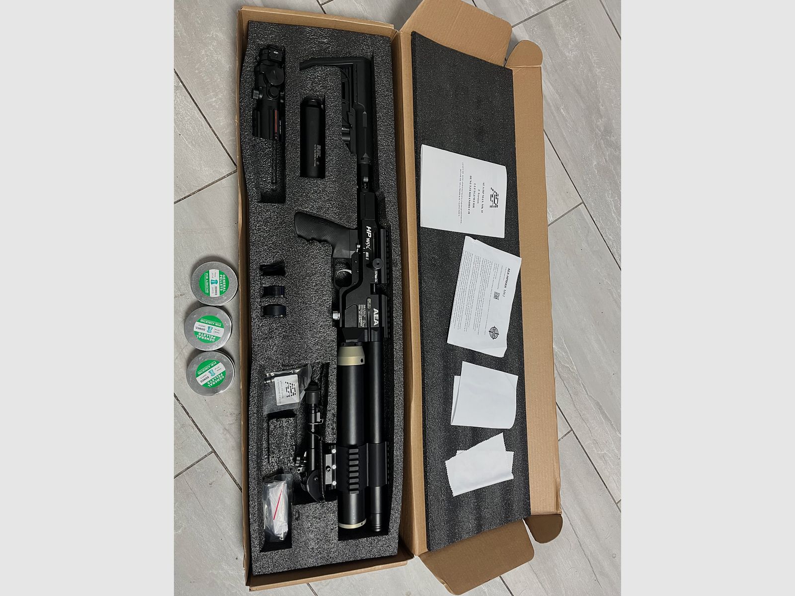 HP Max MK 2 mit viel Zubehör 