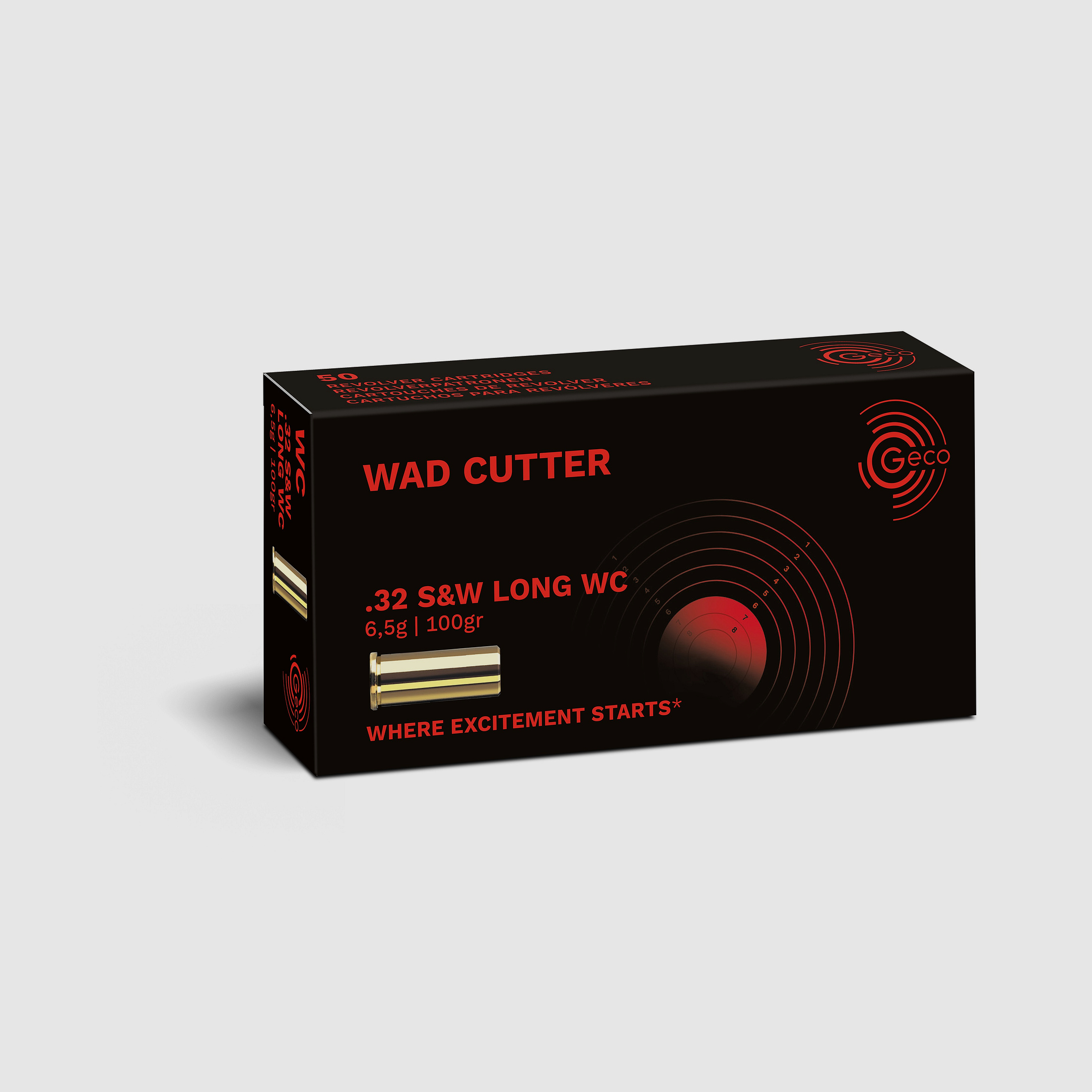GECO .32 S&W lang WadCutter - LWC 6,5g.