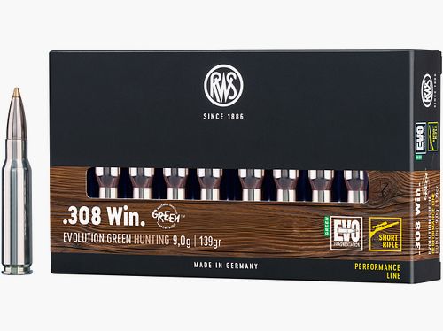 RWS Balle per fucile Evolution Green Short .308 Win.