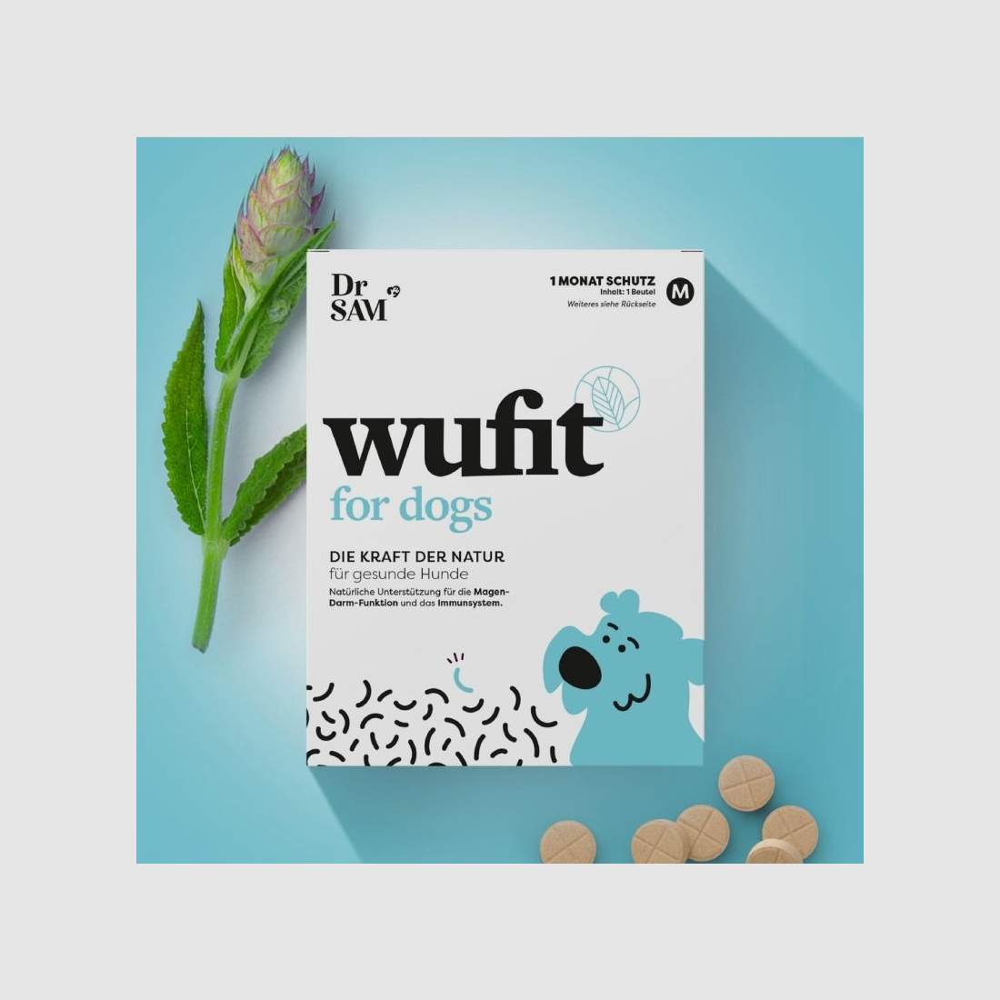 Dr. Sam Hunde Nahrungsergänzung Wufit S - 1 Tablette