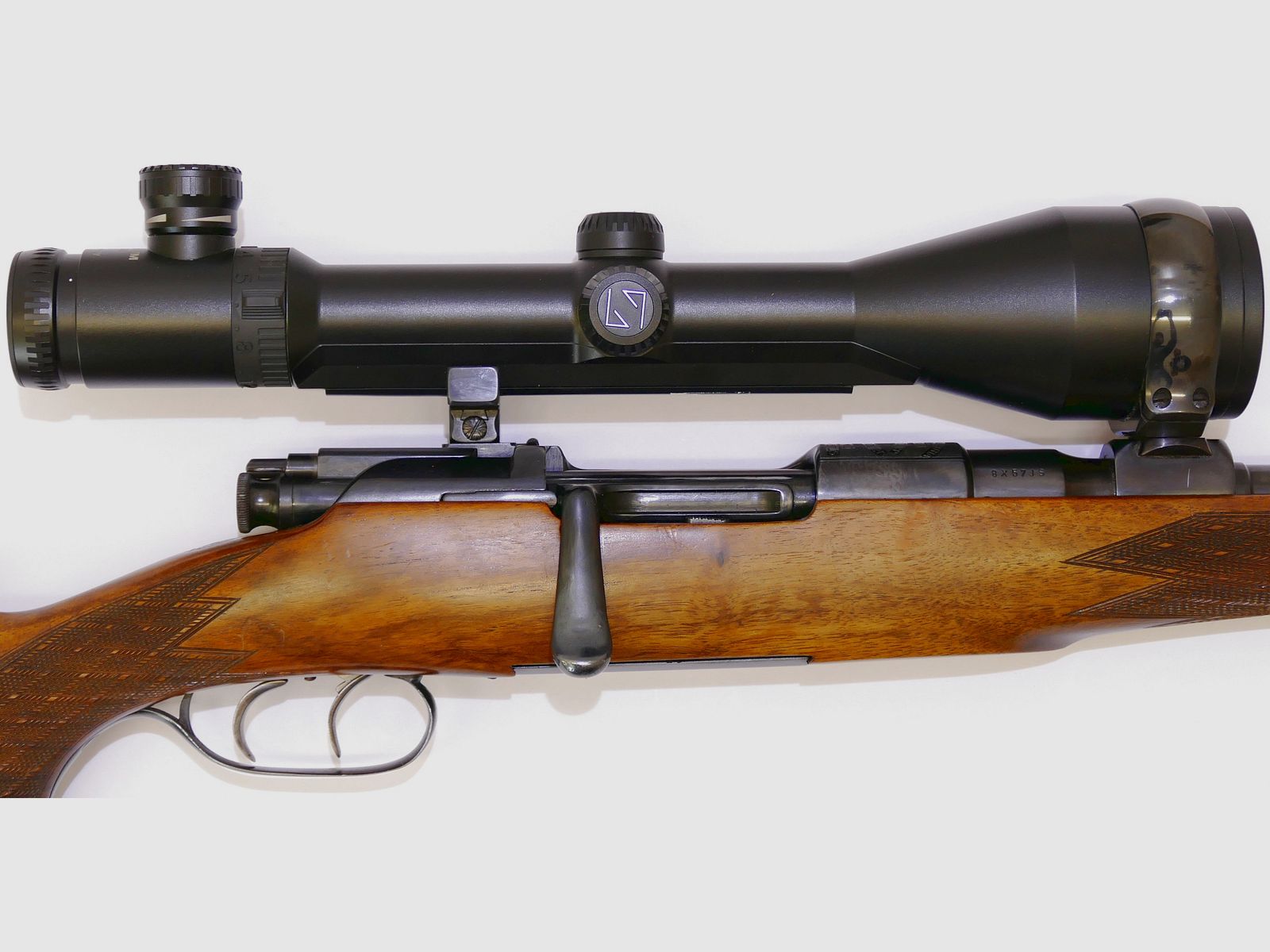 Steyr Mannlich Schönauer Stutzen MC 8x57 IS Mauser grendelgeweren, afbeelding 3 van 4